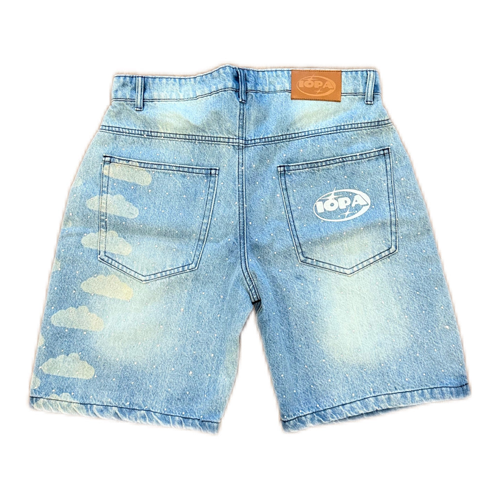 IOPA “444 Cloud Denim Shorts”