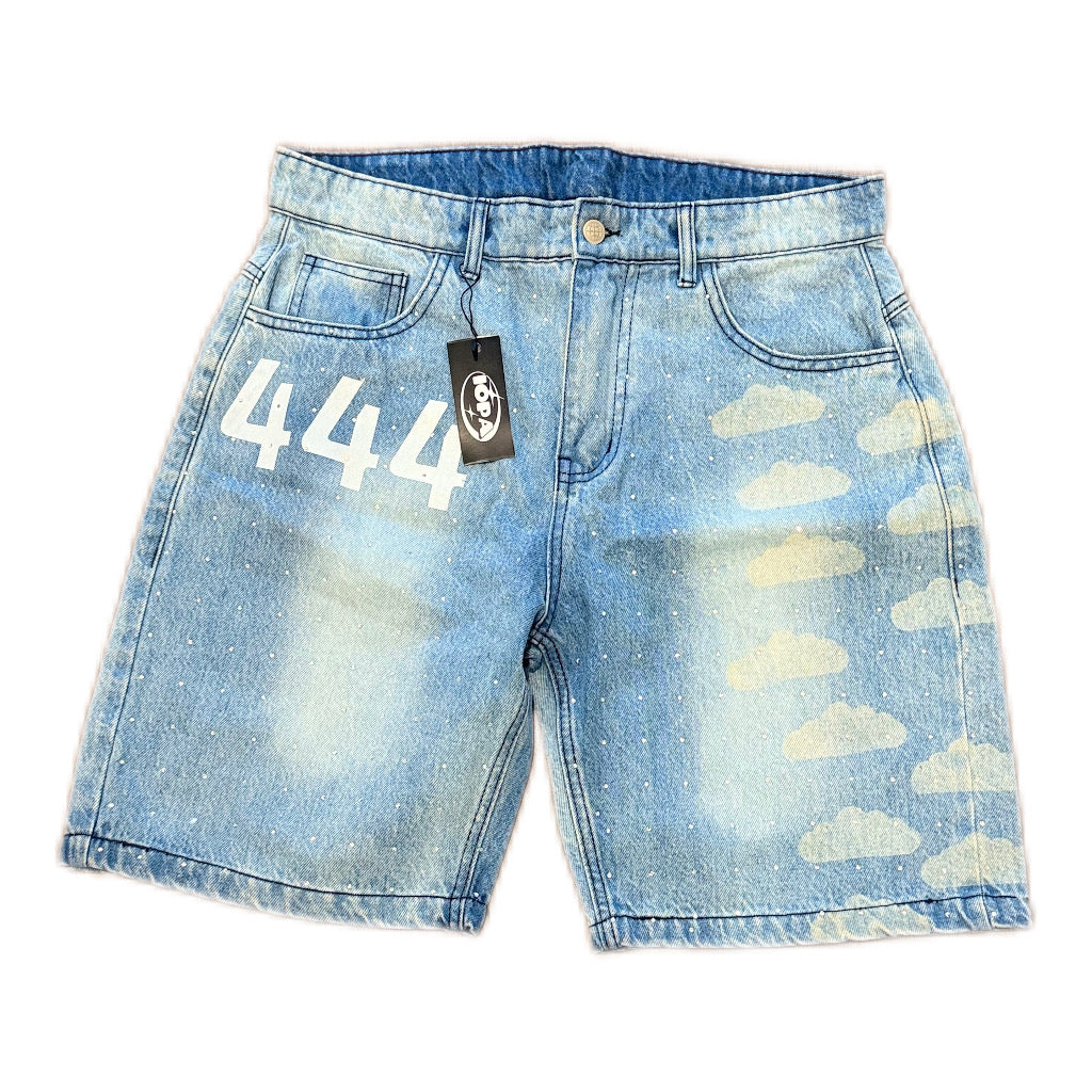 IOPA “444 Cloud Denim Shorts”