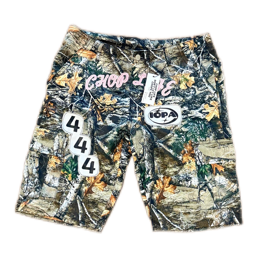 IOPA “444 Camo Chop Life Shorts”